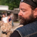 A Tiny Cat And A Biker Became Best Friends On A Cross-Country Road Trip