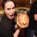 Can You Eat An Entire Pizza Cone? [VIDEO]